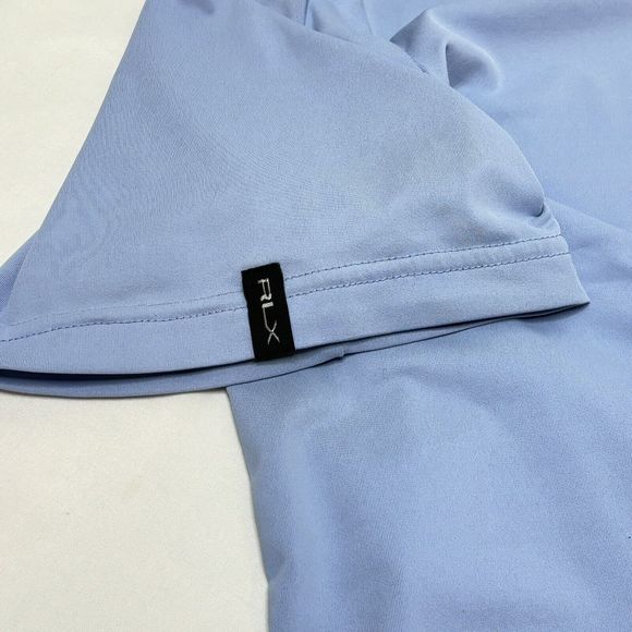 Ralph Lauren RLX MEDIUM Blue Golf Polo US Open 2019 Pebble Beach Wicking - Picture 11 of 12